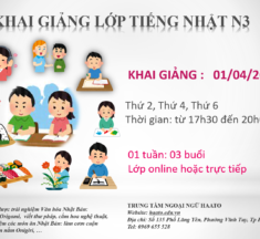 Khai Giảng Khóa Học Tiếng Nhật N3 Tại Hà Nội – Luyện Thi JLPT N3 Hiệu Quả Tại Trung Tâm HAATO
