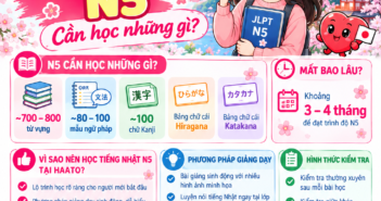 KHÓA HỌC TIẾNG NHẬT N5 TẠI TRUNG TÂM HAATO VÀO NGÀY 15/10/2026